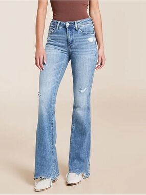 Vervet by Flying Monkey Bella Mid-Rise Flare Jeans - Size 32x34